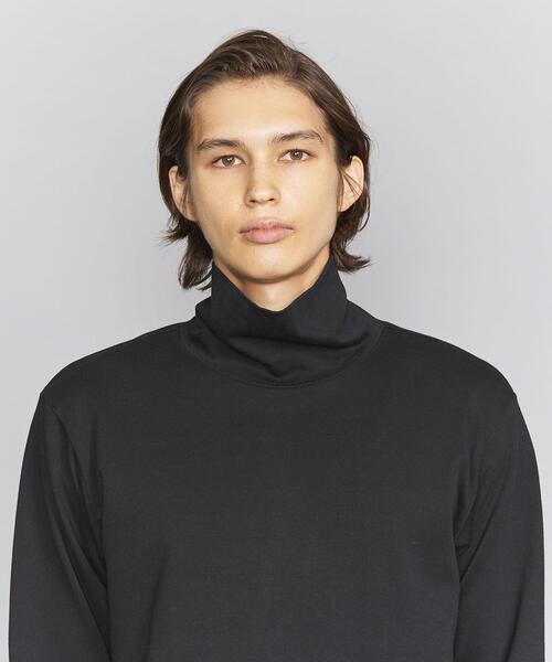 BEAUTY&YOUTH UNITED ARROWS（ビューティーアンドユースユナイテッドアローズ）の「BY スムース タートルネック カットソー（Tシャツ/カットソー・メンズ・ホワイト/その他1/ブラック・MEDIUM/SMALL/X-LARGE/LARGE）」の13枚目の写真