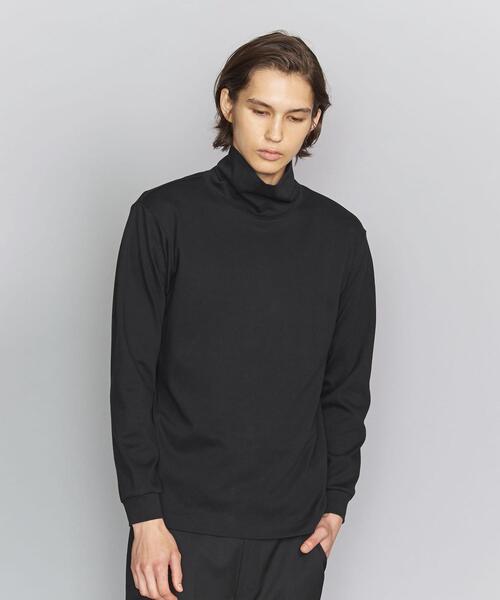 BEAUTY&YOUTH UNITED ARROWS（ビューティーアンドユースユナイテッドアローズ）の「BY スムース タートルネック カットソー（Tシャツ/カットソー・メンズ・ホワイト/その他1/ブラック・MEDIUM/SMALL/X-LARGE/LARGE）」の16枚目の写真