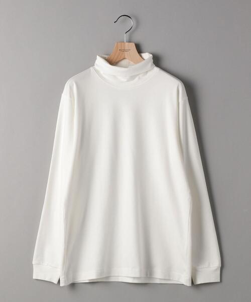 BEAUTY&YOUTH UNITED ARROWS（ビューティーアンドユースユナイテッドアローズ）の「BY スムース タートルネック カットソー（Tシャツ/カットソー・メンズ・ホワイト/その他1/ブラック・MEDIUM/SMALL/X-LARGE/LARGE）」の4枚目の写真