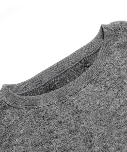 AlexanderLeeChang(アレキサンダーリーチャン)の「AlexanderLeeChang/アレキサンダーリーチャン LAYERD KNIT クルーネックニット(ニット/セーター・メンズ・オリーブ/チャコール・2/3)」の9枚目の写真