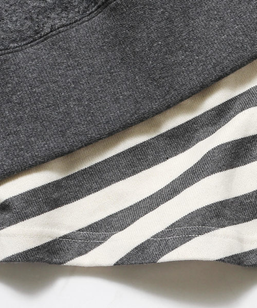 AlexanderLeeChang(アレキサンダーリーチャン)の「AlexanderLeeChang/アレキサンダーリーチャン LAYERD KNIT クルーネックニット(ニット/セーター・メンズ・オリーブ/チャコール・2/3)」の12枚目の写真