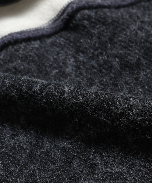 AlexanderLeeChang(アレキサンダーリーチャン)の「AlexanderLeeChang/アレキサンダーリーチャン LAYERD KNIT クルーネックニット(ニット/セーター・メンズ・オリーブ/チャコール・2/3)」の15枚目の写真