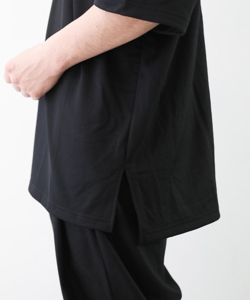 KAZUYUKI KUMAGAI ATTACHMENT（カズユキクマガイアタッチメント）の「T/Cライト裏毛 クルーネックドルマンS/S（Tシャツ/カットソー・メンズ・ブラック/ネイビー・1/2/3）」の15枚目の写真