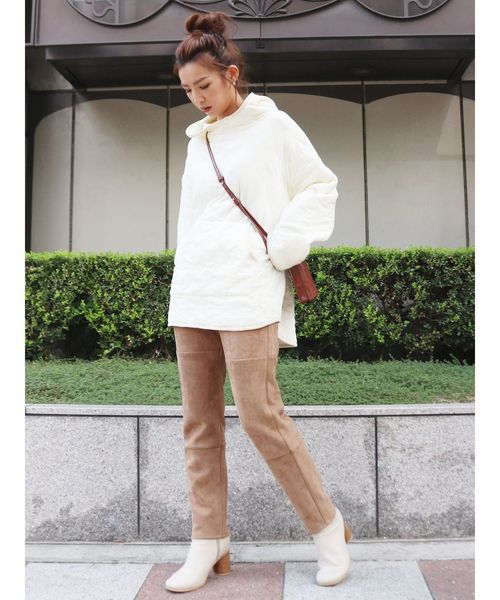 Ungrid（アングリッド）の「キルティングルーズパーカー（パーカー・レディース・オフホワイト/カーキ・FREE）」の12枚目の写真