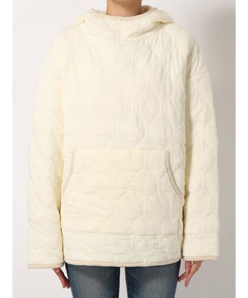 Ungrid（アングリッド）の「キルティングルーズパーカー（パーカー・レディース・オフホワイト/カーキ・FREE）」の10枚目の写真