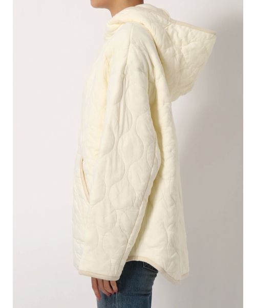 Ungrid（アングリッド）の「キルティングルーズパーカー（パーカー・レディース・オフホワイト/カーキ・FREE）」の7枚目の写真