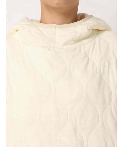 Ungrid（アングリッド）の「キルティングルーズパーカー（パーカー・レディース・オフホワイト/カーキ・FREE）」の9枚目の写真