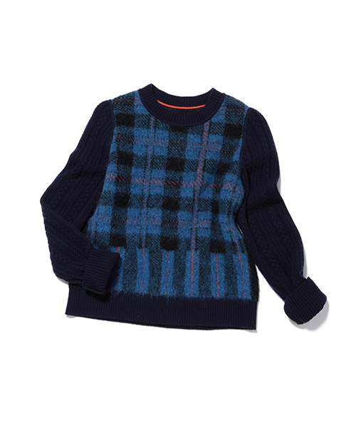 Ray BEAMS（レイビームス）の「BOUSSOLE×Ray BEAMS / 別注 チェックニット プルオーバー（ニット/セーター・レディース・その他1/その他2・ONE SIZE）」の15枚目の写真