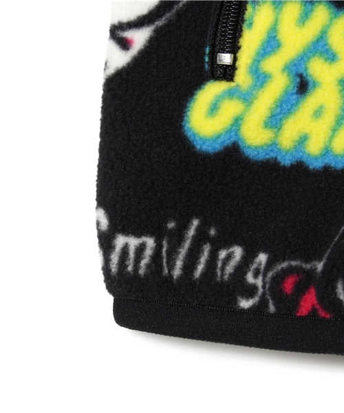 HYSTERIC MINI（ヒステリックミニ）の「SWEET DREAM BABY!総柄　フリースパーカー（ブルゾン・キッズ・ブラック系その他/グレー系その他・110/100/120）」の8枚目の写真