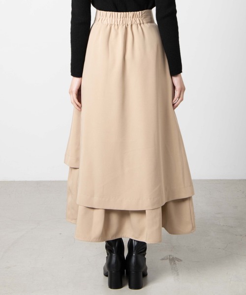 WEGO（ウィゴー）の「WEGO/【セットアップ対応商品】ランダムフレアスカート（スカート・レディース・ライトベージュ/ブラック・FREE）」の11枚目の写真