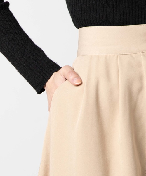 WEGO（ウィゴー）の「WEGO/【セットアップ対応商品】ランダムフレアスカート（スカート・レディース・ライトベージュ/ブラック・FREE）」の13枚目の写真