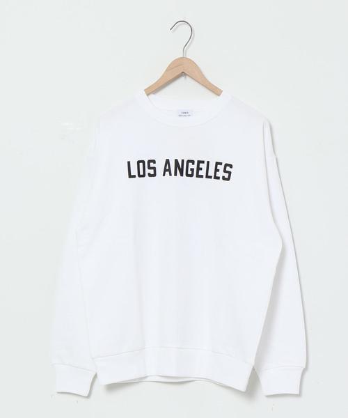 coen（コーエン）の「ウラケプリントクルーネックスウェット（トレーナー）（スウェット・メンズ・ホワイト/ブラック/パープル・SMALL/X-LARGE/LARGE/MEDIUM）」の2枚目の写真