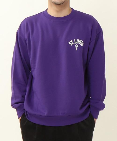 coen（コーエン）の「ウラケプリントクルーネックスウェット（トレーナー）（スウェット・メンズ・ホワイト/ブラック/パープル・SMALL/X-LARGE/LARGE/MEDIUM）」の15枚目の写真