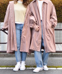 PairPair | 裾バルーンステンカラーコート(男女兼用)(ステンカラーコート)