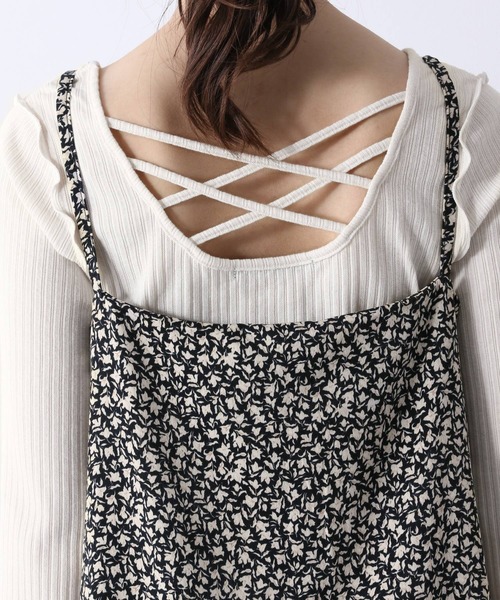 Heather（ヘザー）の「ハナガラキャミワンピース　883682（ワンピース・レディース・ブラック系その他/ブルー系その他/ブラック系その他2/ブルー系その他2・FREE）」の17枚目の写真