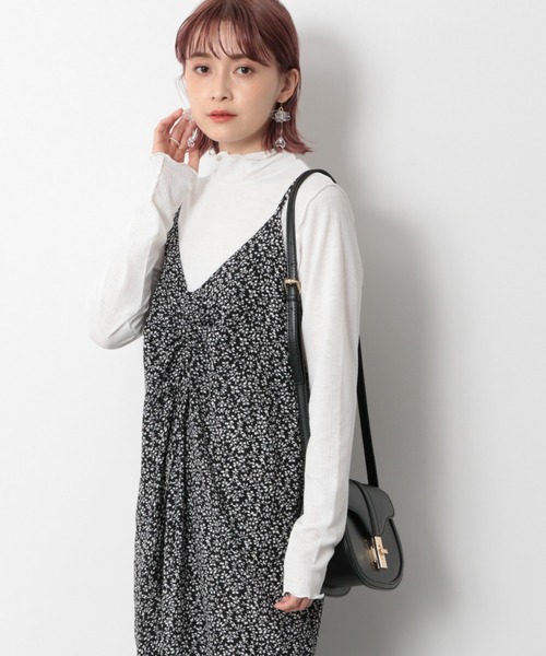 Heather（ヘザー）の「ハナガラキャミワンピース　883682（ワンピース・レディース・ブラック系その他/ブルー系その他/ブラック系その他2/ブルー系その他2・FREE）」の5枚目の写真