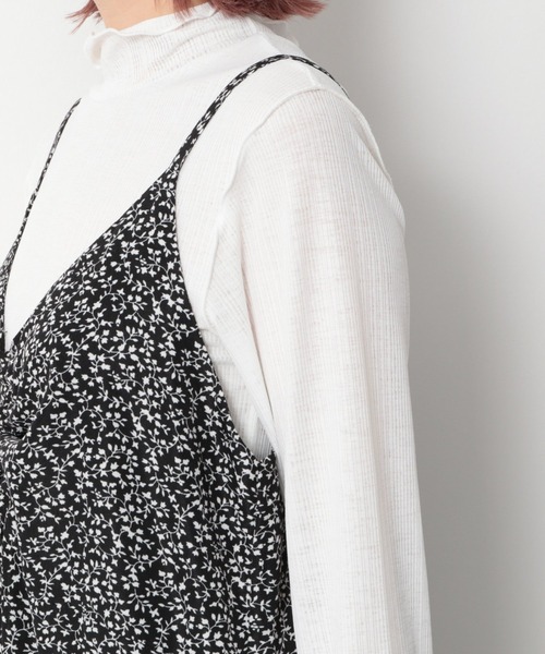 Heather（ヘザー）の「ハナガラキャミワンピース　883682（ワンピース・レディース・ブラック系その他/ブルー系その他/ブラック系その他2/ブルー系その他2・FREE）」の8枚目の写真