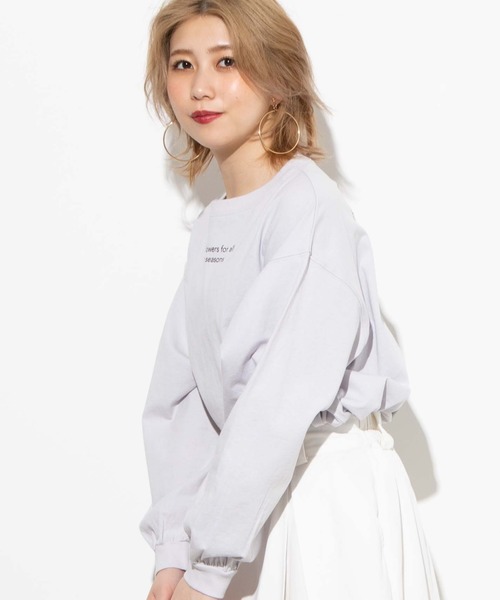 WEGO（ウィゴー）の「WEGO/ボリュームスリーブアソートロンT（Tシャツ/カットソー・レディース・ホワイト/パープル系その他/スミクロ/ホワイト系その他/ライトベージュ・FREE）」の5枚目の写真