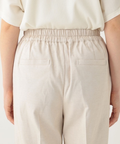 GLOBAL WORK(グローバルワーク)の「ケア楽リネン混ボタンワイドパンツ/874343(その他パンツ・レディース・ライトベージュ/カーキ/ネイビー・MEDIUM/LARGE)」の15枚目の写真
