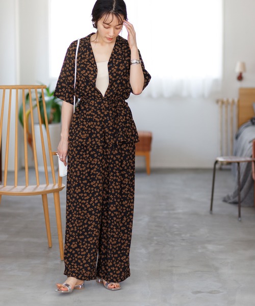 ADAM ET ROPE'（アダムエロペ）の「イージレーシャツジャケット（シャツ/ブラウス・レディース・ブラック/ネイビー・FREE）」の18枚目の写真