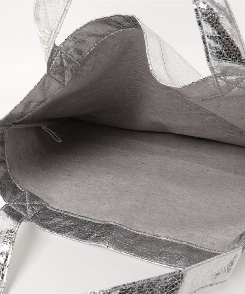 BINDU（ビンドゥー）の「[BINDU/ビンドゥー] シャイニートートバッグ（トートバッグ・レディース・ゴールド/シルバー・ONE SIZE）」の6枚目の写真