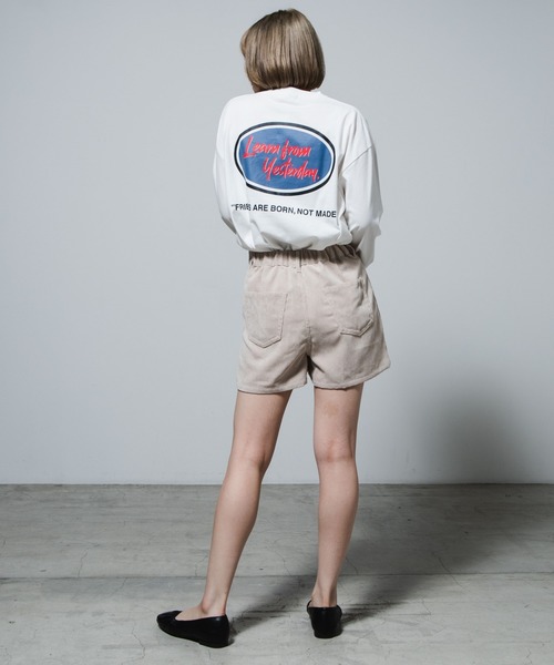 WEGO（ウィゴー）の「WEGO/カラーサークルロゴプリントロンT（Tシャツ/カットソー・レディース・ホワイト/ダークグリーン・SMALL/MEDIUM/LARGE）」の8枚目の写真