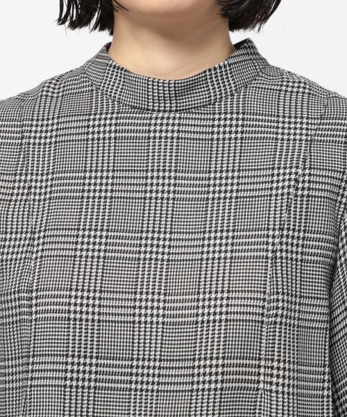 PAGEBOY(ページボーイ)の「アソートチェックハイネックブラウス(シャツ/ブラウス・レディース・ダークブラウン/ブラック・FREE)」の8枚目の写真