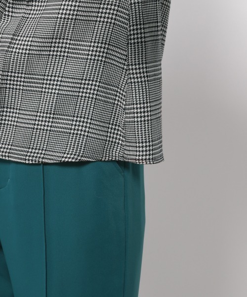 PAGEBOY(ページボーイ)の「アソートチェックハイネックブラウス(シャツ/ブラウス・レディース・ダークブラウン/ブラック・FREE)」の6枚目の写真