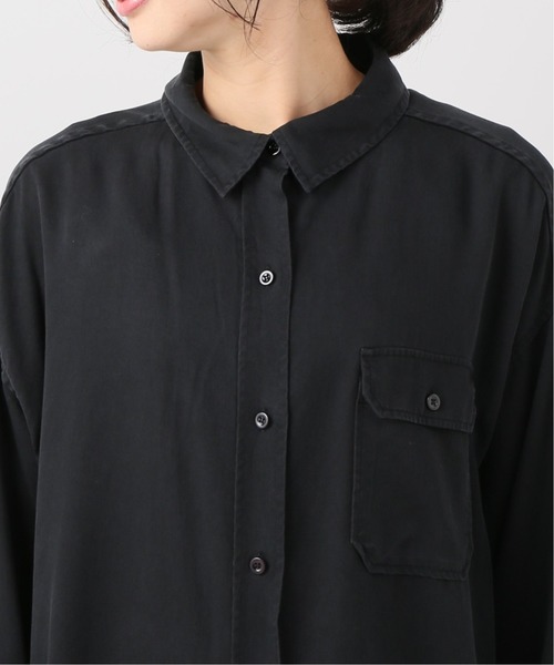 Plage - プラージュ ミリタリーウォッシュシャツ ブラック plage（プラージュ）の「Military wash シャツ◇（シャツ