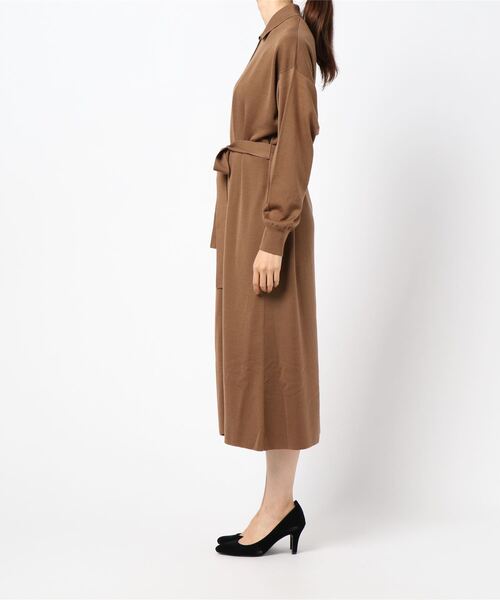 ANAYI,ウールシャツ衿2WAY ワンピース - WEAR 