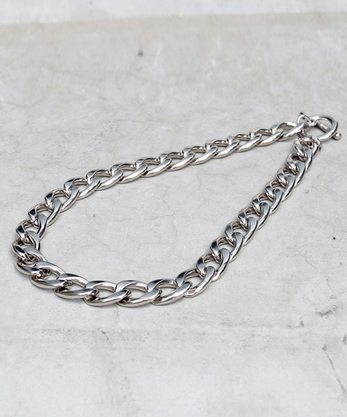 Marient（マリエント）の「Chain Metalic Necklace/チェーンネックレス（ネックレス・レディース・シルバー・FREE）」の5枚目の写真