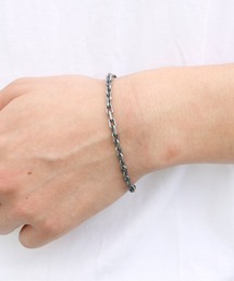 GILD（ギルド）の「GILD ギルド / Morphing narrow chain bracelet モーフィング ナロー チェーン ブレスレット / G201-BR05 (LONG)（ブレスレット）」