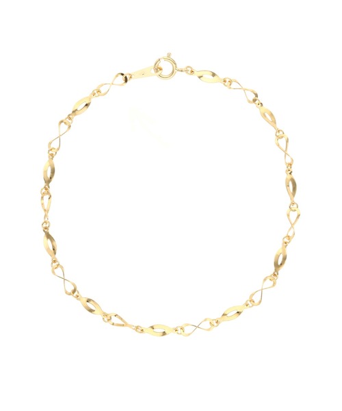 Jewel closet by L&Co. ブレスレット イエロー K10イエローゴールド
