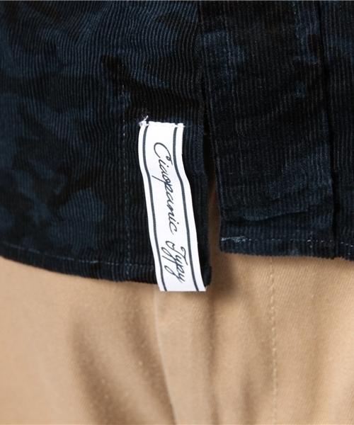 CIAOPANIC TYPY（チャオパニックティピー）の「コーデュロイカモ柄シャツ（シャツ/ブラウス・メンズ・オリーブ/ネイビー・LARGE/MEDIUM）」の10枚目の写真