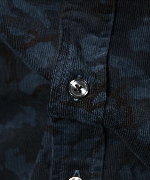CIAOPANIC TYPY（チャオパニックティピー）の「コーデュロイカモ柄シャツ（シャツ/ブラウス・メンズ・オリーブ/ネイビー・LARGE/MEDIUM）」の12枚目の写真
