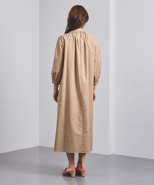 dahl'ia（ダリア）の「＜dahl'ia（ダリア）＞ボリューム ロング ワンピース（ワンピース・レディース・ブラック/ベージュ・FREE）」の5枚目の写真