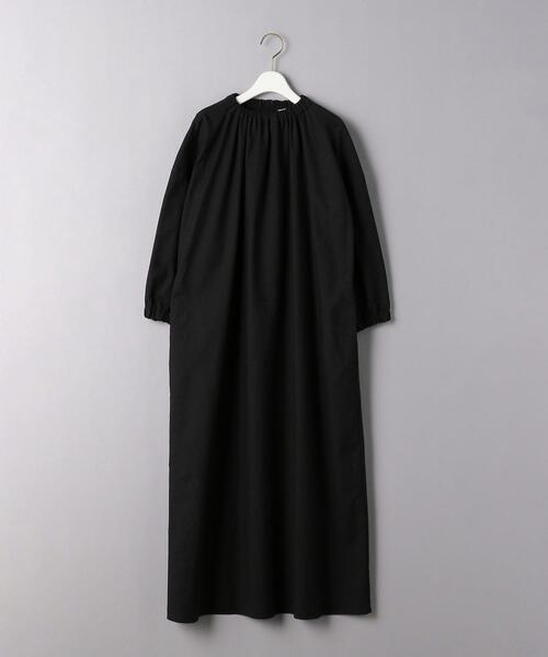 dahl'ia（ダリア）の「＜dahl'ia（ダリア）＞ボリューム ロング ワンピース（ワンピース・レディース・ブラック/ベージュ・FREE）」の14枚目の写真