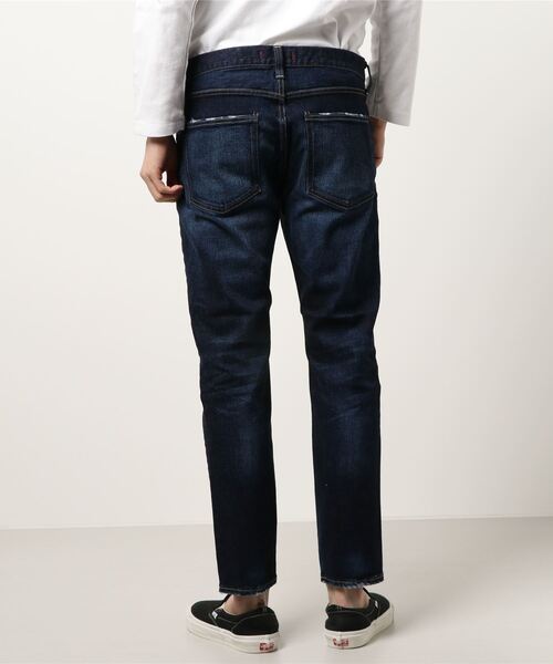 EDIFICE（エディフィス）の「【REDCARD for EDIFICE】レッドカード別注 Rhythm Deep Dark（デニムパンツ・メンズ・ダークブルー・28/29/30/31/32/33）」の3枚目の写真