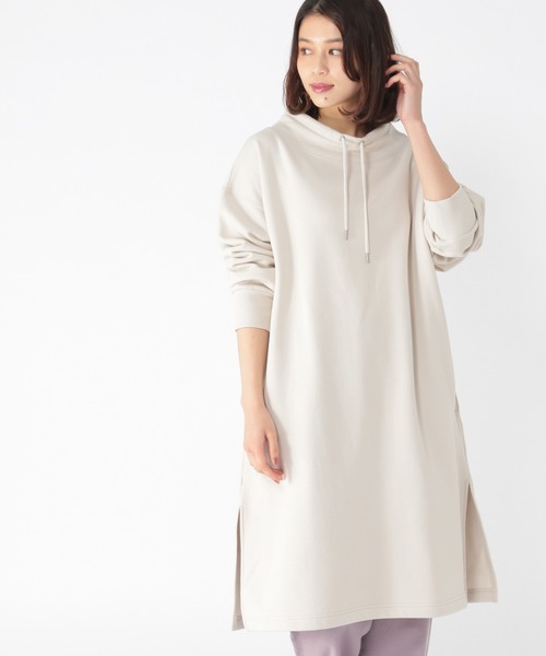 Studio Clip スタディオクリップ の 襟ドロスト裏起毛ワンピース ワンピース Wear