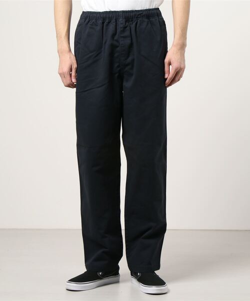 Stüssy ネイビー スラックス STUSSY（ステューシー）の「Brushed Beach Pant（その他パンツ