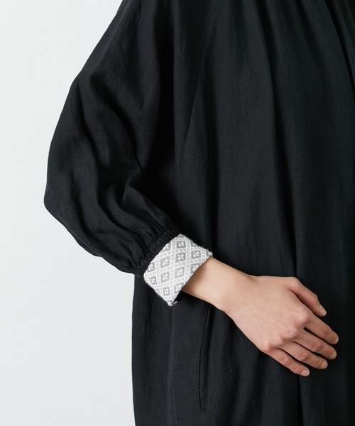 LOISIR（ロワズィール）の「こぎん刺しワンピース（ワンピース