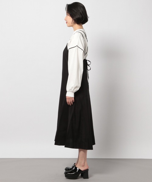 PAGEBOY（ページボーイ）の「2WAYサテンキャミワンピース（ワンピース・レディース・ブラック/グレイッシュベージュ/グリーン系その他4・FREE）」の12枚目の写真