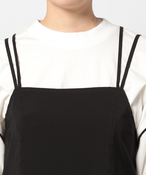 PAGEBOY（ページボーイ）の「2WAYサテンキャミワンピース（ワンピース・レディース・ブラック/グレイッシュベージュ/グリーン系その他4・FREE）」の14枚目の写真