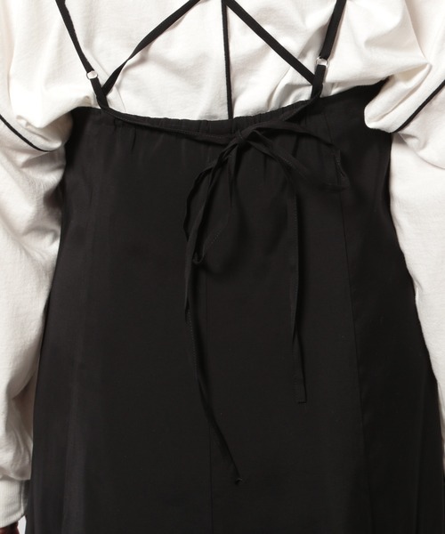 PAGEBOY（ページボーイ）の「2WAYサテンキャミワンピース（ワンピース・レディース・ブラック/グレイッシュベージュ/グリーン系その他4・FREE）」の16枚目の写真