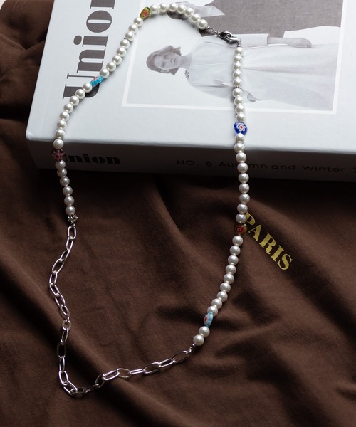 me+em select（ミームセレクト）の「ハンドメイド2WAYビーズネックレス/マスクストラップ（ネックレス・レディース・A/B/C/D/E/F/G/H/I/J/K/L/M・FREE）」の3枚目の写真