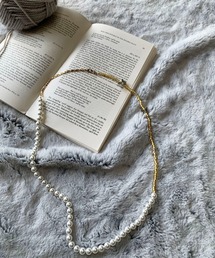 ハンドメイド2WAYビーズネックレス/マスクストラップ