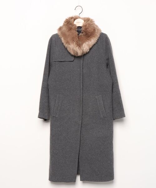 セール ブランド古着 ノーカラーコート ノーカラーコート Kbf ケイビーエフ のファッション通販 Zozoused