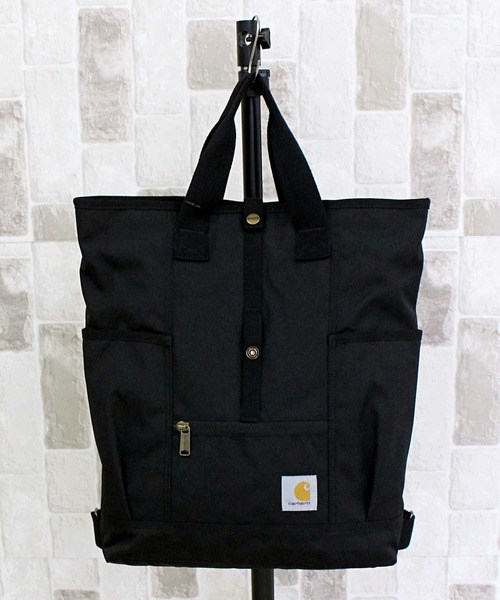 Carhartt（カーハート）の「コンバーチブル バックパック トート 2WAY Convertible Backpack Tote（バックパック/リュック・レディース・ブラック/ブラウン・FREE）」の9枚目の写真