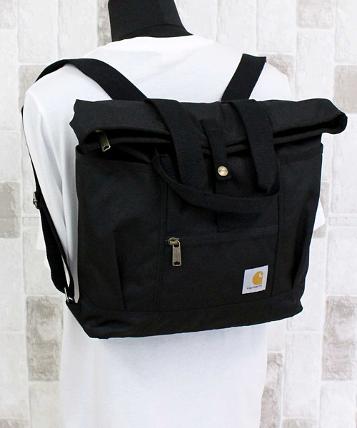 Carhartt（カーハート）の「コンバーチブル バックパック トート 2WAY Convertible Backpack Tote（バックパック/リュック・レディース・ブラック/ブラウン・FREE）」の10枚目の写真
