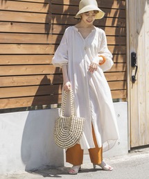 URBAN RESEARCH | コットンボイル袖ボリュームワンピース(ワンピース)